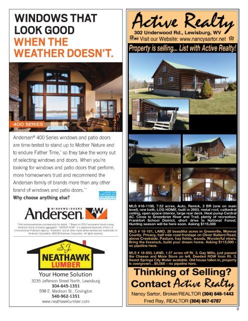 The WV Daily News Real Estate Showcase & More - October 2018