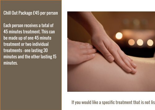 SW&amp;A Accountants Pamper Package Brochure