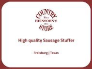 Best sausage stuffer | Texastastes 