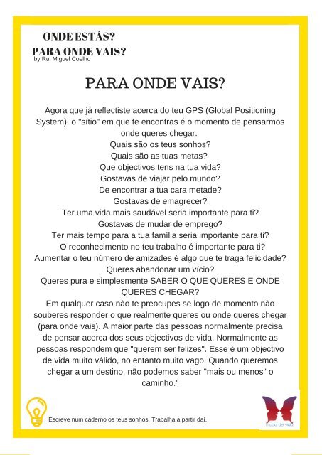 Onde queres Chegar - E-book