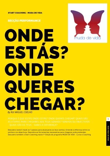 Onde queres Chegar - E-book