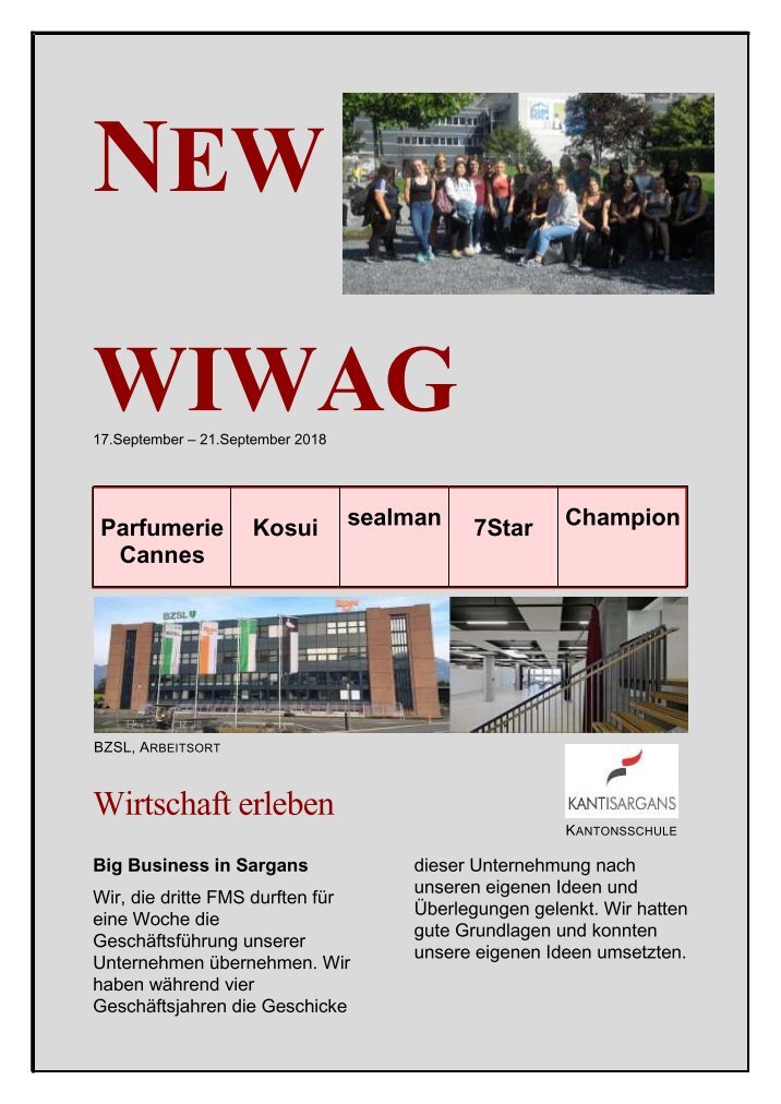 10 Gratis Magazine von URS.NIGGLI