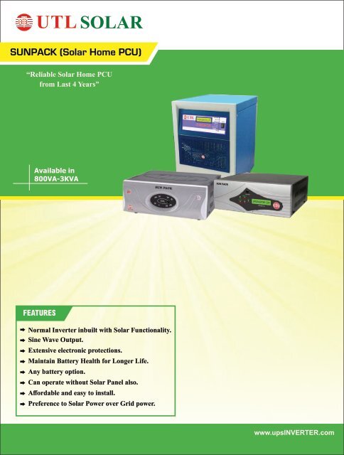 Solar Product catalogue - 2018