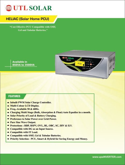 Solar Product catalogue - 2018