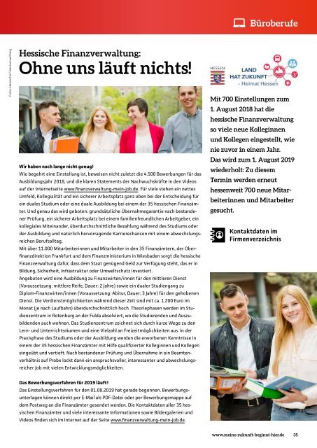 Meine Zukunft in 19/20 | Das Berufseinsteiger-Magazin