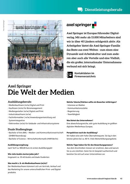 Meine Zukunft in 19/20 | Das Berufseinsteiger-Magazin