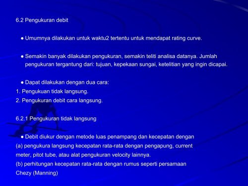 02.SI-2231 Pengukuran Parameter Hidrologi (minggu2)