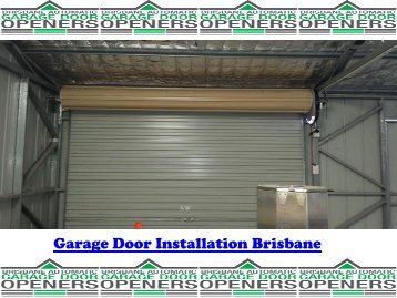 Garage Door Installation Brisbane