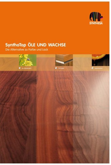 SynthoTop ÖLE UND WACHSE - Synthesa