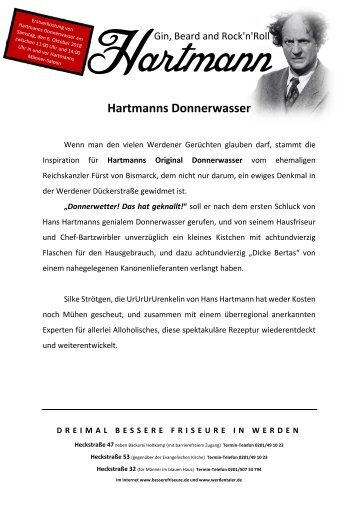 HARTMANNS DONNERWASSER