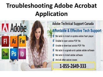 Troubleshooting Adobe Acrobat Application-converted