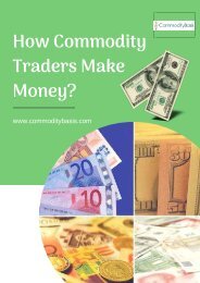 Different Ways that Commodity Traders Use to Make Money | Commodity Basis