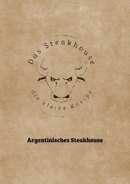 Speisekarte Das Steakhouse Lohne 10. Okt. 2018