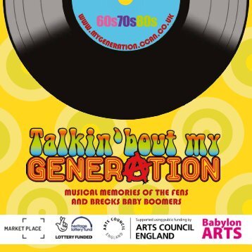 Talking'Bout My Generation Brochure