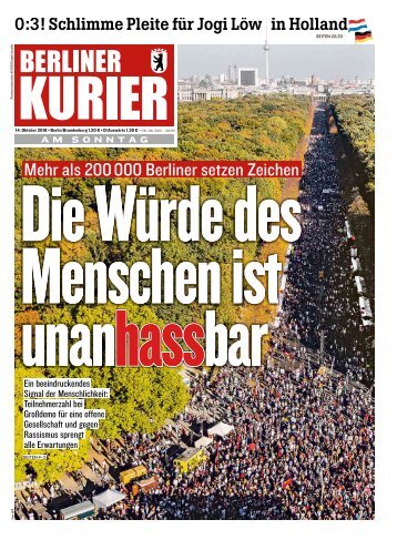Berliner Kurier 14.10.2018