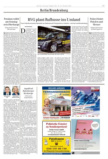 Berliner Zeitung 13./14.10.2018