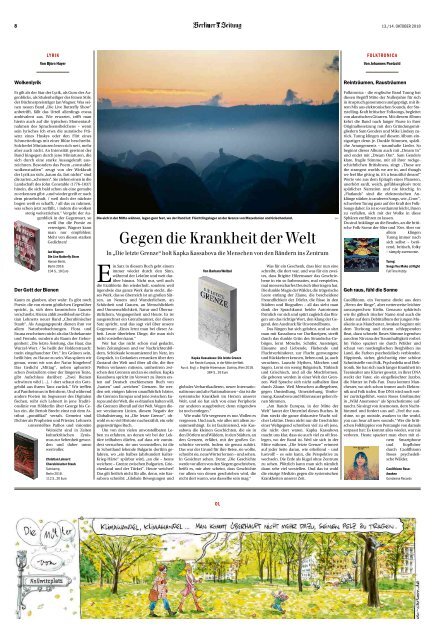 Berliner Zeitung 13./14.10.2018