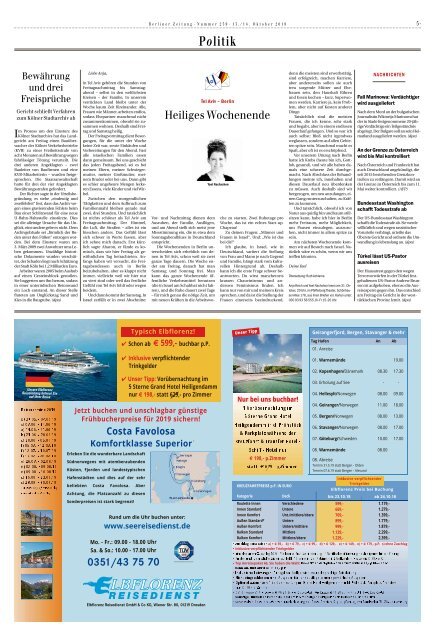 Berliner Zeitung 13./14.10.2018