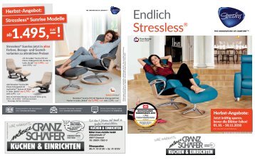 Aktuelle Werbung 2018 - Stressless