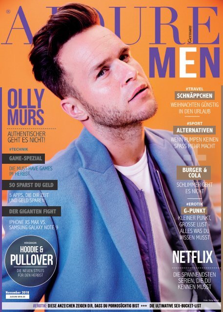 AJOURE´ Men Magazin November 2018