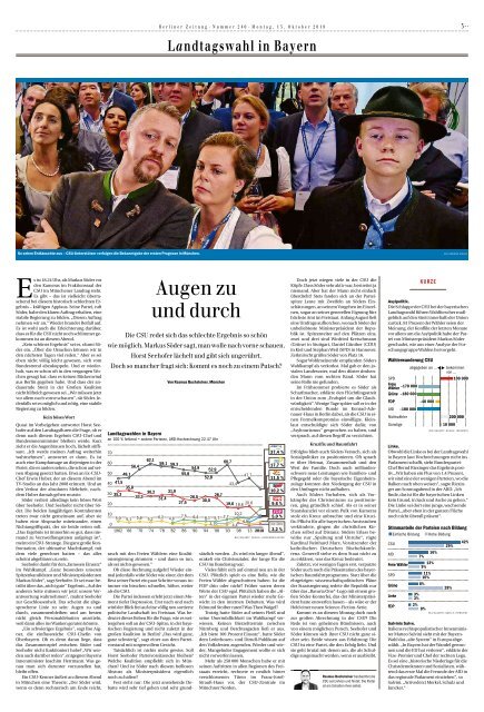 Berliner Zeitung 15.10.2018