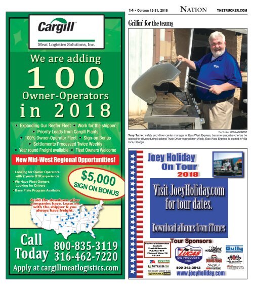 The Trucker Newspaper - October 15, 2018