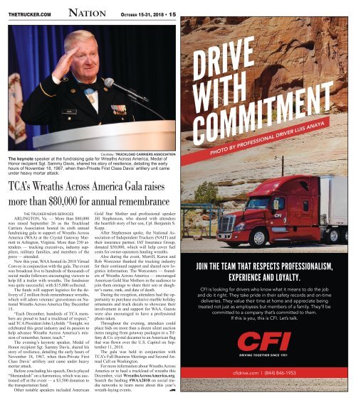 The Trucker Newspaper - October 15, 2018