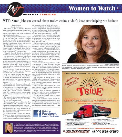 The Trucker Newspaper - October 15, 2018