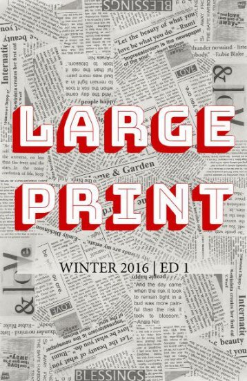 Large Print 1st Edition