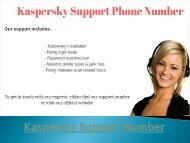 Kaspersky Support & Customer Service Number