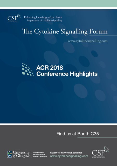 ACR 2018 Congress Highlights Brochure