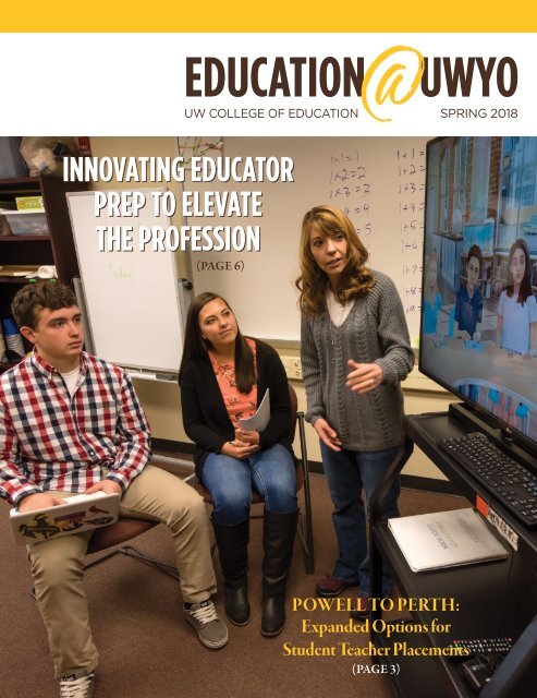 University of Wyoming College of Education Spring 2018