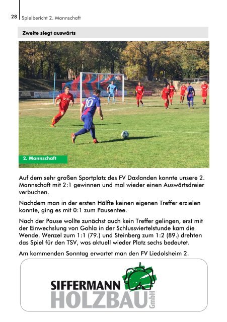 TSV Palmbach Saison 18-19 Heft 5