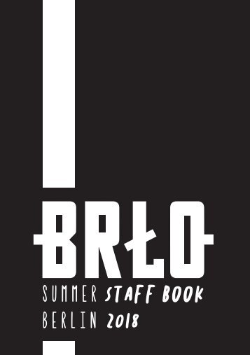 Summer Staff Book - Berlin 2018