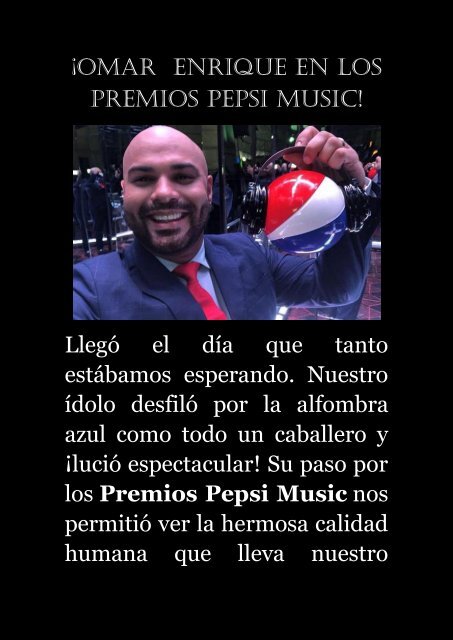 Omar Enrique - Pepsi Music