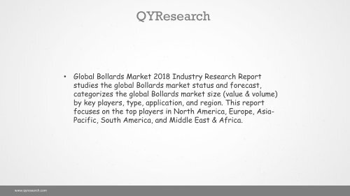 Global Bollards market is projected to reach USD 3780 million USD by 2025