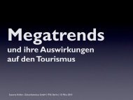 Megatrends und ihre Auswirkungen auf den Tourismus - Destination ...
