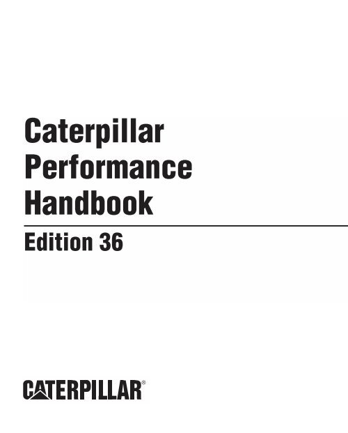 CAT Performance Handbook (english)
