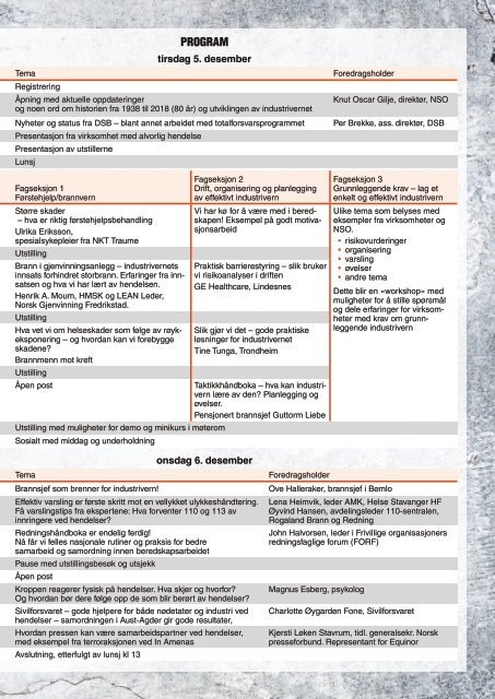 Sikkerhet nr 3. / 2018 opplæring