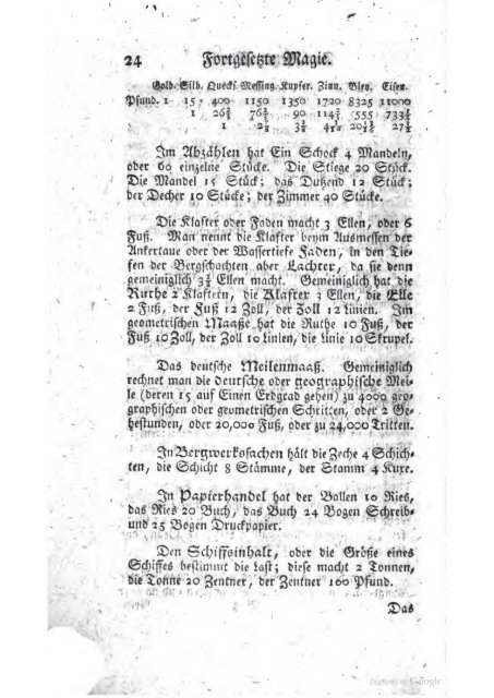 Zauberkräfte der Natur (Band 4) 1792