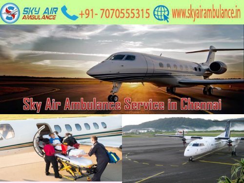 Get Sky Air Ambulance Service with A to Z Medical Tool in Mumbai