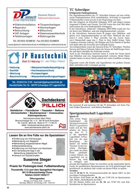 Papenteicher Nachrichten Oktober 2018