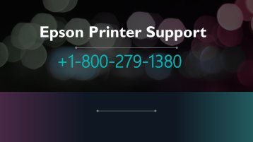 Epson Printer Support