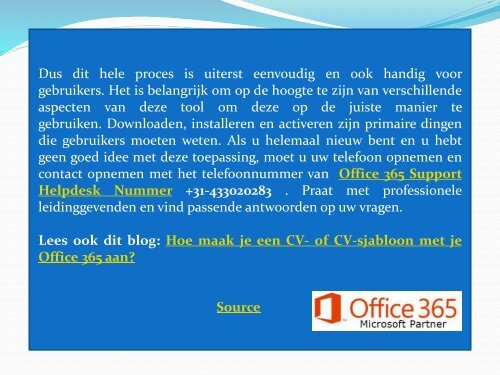 Office 365 downloaden en installeren op uw computer