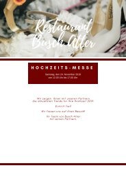 Hochzeitsmesse November 2018