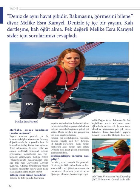 Yacht Life & Travel 2018 Ekim