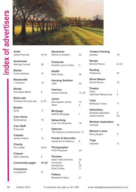 Oct/Nov18 Meadows Directory magazine