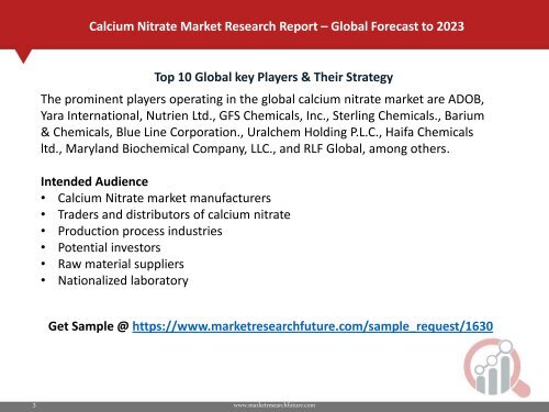 Global Calcium Nitrate Market PDF
