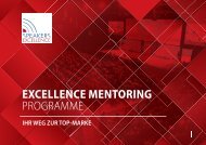 Mentoring Programm Broschüre 2018 