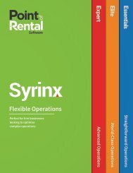 Syrinx Brochure